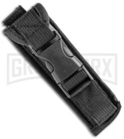 Atomic Slim Dagger OTF Automatic Knife Silver - Serr Two Tone Dagger -Kershaw Shop Atomic Dagger Silver OTF Auto TT Serr GX 34398 jr sheath large