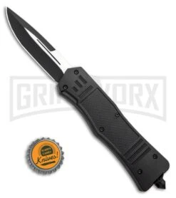 Atomic Defender 2.0 Drop Point Black OTF Automatic Knife - Two Tone -Kershaw Shop Atomic Defender 2.0 Drop Point OTF Automatic Knife GX 33745 ns bottlecap large