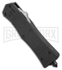 Atomic Defender 2.0 Drop Point Black OTF Automatic Knife - Two Tone -Kershaw Shop Atomic Defender 2.0 Drop Point OTF Automatic Knife GX 33745 ns spine large