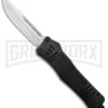 Atomic Defender Large OTF Automatic Knife Black - Satin Drop Point -Kershaw Shop Atomic Defender Black OTF Auto Satin Plain GX 33725 jr large