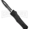 Atomic Defender Large OTF Automatic Knife Black - Serr Two Tone Dagger