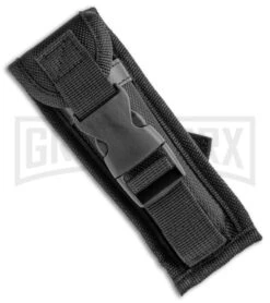 Atomic Defender Large OTF Automatic Knife Fire Dept. Red - Serr Two Tone Dagger -Kershaw Shop Atomic Defender Dagger Fire Department Red OTF Auto Serr TT GX 35882 jr sheath large