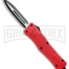 Atomic Defender Large OTF Automatic Knife Red - Two Tone Dagger -Kershaw Shop Atomic Defender Dagger Red OTF Auto TT GX 33967 jr large