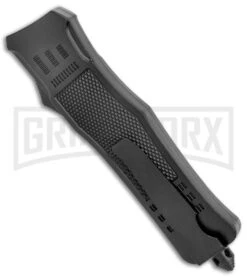 Atomic Defender Large Drop Point Black OTF Automatic Knife (3.875" Damascus) -Kershaw Shop Atomic Defender Large DP Black OTF Auto Damascus GX 37424 jr side large