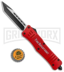 Atomic Defender Large OTF Automatic Knife Fire Dept. Red - Two Tone Tanto 11 Atomic Defender Large OTF Automatic Knife Fire Dept. Red - Two Tone Tanto -Kershaw Shop Atomic Defender Large OTF Auto Fire Department Red TT Tanto GX 37242 jr bottlecap large