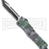 Atomic Defender Large OTF Auto Grey Digi Camo - Two Tone Tanto, Serr