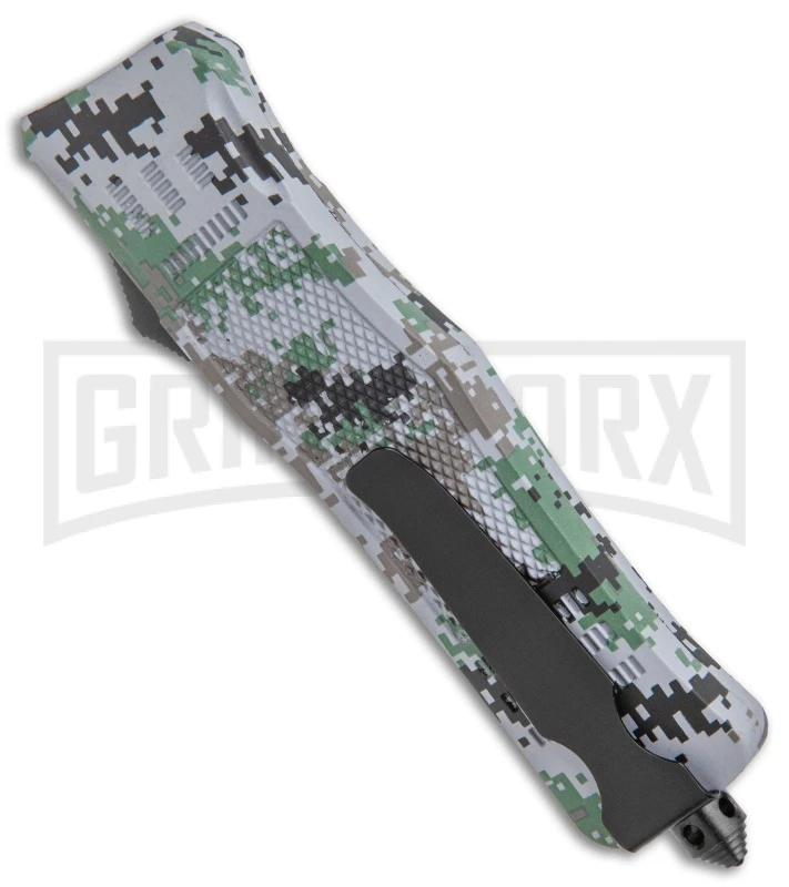 Atomic Defender Large OTF Auto Grey Digi Camo - Two Tone Tanto, Serr 5 Atomic Defender Large OTF Auto Grey Digi Camo - Two Tone Tanto, Serr - Image 3