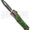Atomic Defender Large OTF Automatic Knife Green Warhawk - Two Tone Dagger -Kershaw Shop Atomic Defender Large OTF Auto Green Warhawk TT Dagger GX 37732 jr large