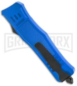 Atomic Defender Large OTF Automatic Knife Police Blue - Two Tone Blue Dagger -Kershaw Shop Atomic Defender Large OTF Auto Police Blue Blue TT Dagger GX 37320 jr side large