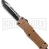 Atomic Defender Large OTF Automatic Knife Sand Brown - Two Tone Tanto 2 Atomic Defender Large OTF Automatic Knife Sand Brown - Two Tone Tanto -Kershaw Shop Atomic Defender Large OTF Auto Sand Brown TT Tanto GX 37196 jr 2 large