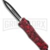 Atomic Defender Large OTF Automatic Knife Red Skull - Two Tone Dagger -Kershaw Shop Atomic Defender Large OTF Automatic Knife Red Skull Two Tone Dagger GX 36506 LS large
