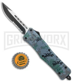 Atomic Defender Medium OTF Automatic Knife Digi Camo - Drop Point Two Tone Serr -Kershaw Shop Atomic Defender Medium OTF Auto Digi Camo DP Serr TT GX 38983 jr bottlecap large