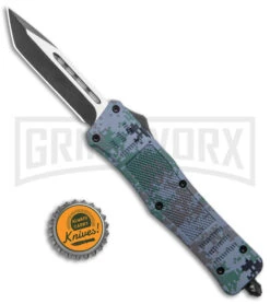 Atomic Defender Medium Digi Camo OTF Automatic Knife - Tanto Two Tone Plain -Kershaw Shop Atomic Defender Medium OTF Auto Digi Camo Tanto TT GX 38996 jr bottlecap large