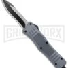 Atomic Defender Med OTF Auto Recurve Knife Gray (2.50" Two Tone) -Kershaw Shop Atomic Defender Medium OTF Auto Gray Recurve TT GX 37508 jr large