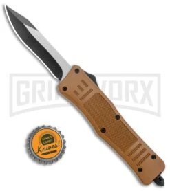 Atomic Defender Medium OTF Automatic Knife Sand Brown - Recurve Two Tone 11 Atomic Defender Medium OTF Automatic Knife Sand Brown - Recurve Two Tone -Kershaw Shop Atomic Defender Medium OTF Auto Sand Brown Recurve TT GX 37475 jr bottlecap large