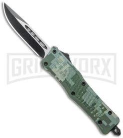 Atomic Defender Mini OTF Automatic Knife Digi Camo - Two Tone Drop Point