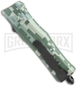 Atomic Defender Mini OTF Automatic Knife Digi Camo - Two Tone Drop Point -Kershaw Shop Atomic Defender Mini OTF Auto Digi Camo TT DP GX 36404 jr side large