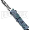 Atomic Defender Mini OTF Automatic Knife Digi Camo - Serr Two Tone Dagger -Kershaw Shop Atomic Defender Mini OTF Auto Digi Camo TT Dagger Serr GX 38964 jr large