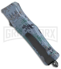 Atomic Defender Mini OTF Automatic Knife Digi Camo - Serr Two Tone Dagger -Kershaw Shop Atomic Defender Mini OTF Auto Digi Camo TT Dagger Serr GX 38964 jr side large