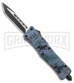 Atomic Defender Mini OTF Automatic Knife Digi Camo - Two Tone Tanto
