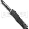 Atomic Defender Mini OTF Automatic Knife Black - Two Tone Drop Point -Kershaw Shop Atomic Defender Mini OTF Black TT DP GX 38642 jr large