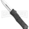 Atomic Defender Large OTF Automatic Knife Black - Satin Plain -Kershaw Shop Atomic Defender OTF Dagger 6PA21 55D BP 19784 jr large