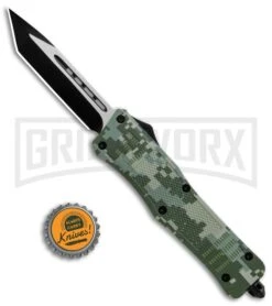 Atomic Defender Large OTF Automatic Knife Green Digi Camo - Two Tone Tanto -Kershaw Shop Atomic Defender Tanto Digi Camo OTF Auto TT GX 34298 jr bottlecap large