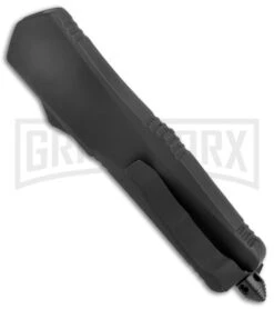 Atomic Lance Tanto Black OTF Automatic Knife - Two Tone Serr -Kershaw Shop Atomic Lance Tanto Black OTF Auto TT Serr GX 19199 jr side large