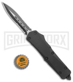 Atomic Lance Black OTF Automatic Knife - Two Tone Double Serr 11 Atomic Lance Black OTF Automatic Knife - Two Tone Double Serr -Kershaw Shop Atomic Large Shield Dagger Black OTF Auto TT Double Serr GX 38227 jr bottlecap large