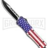 Atomic Defender Medium OTF Automatic Knife Stars & Stripes Flag - Two Tone -Kershaw Shop Atomic Medium Defender DP USA Flag OTF Auto TT GX 36308 jr large