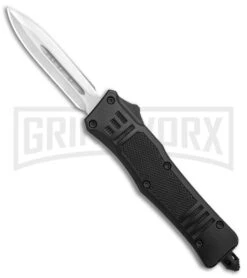 Atomic Defender Mini OTF Automatic Knife Black - Satin Dagger
