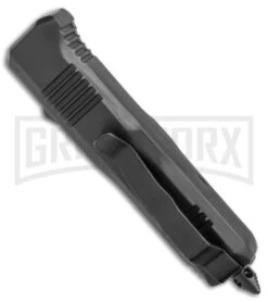 Atomic Mini Shield Dagger Black OTF Automatic Knife - Serr -Kershaw Shop Atomic Mini Shield Dagger Black OTF Auto Serr GX 19604 jr side large