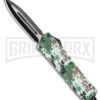 Rumble Camo D/A OTF Automatic Knife - Dagger Two Tone