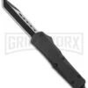 Atomic Lance Tanto Black OTF Auto Knife - Two Tone Plain 1 Atomic Lance Tanto Black OTF Auto Knife - Two Tone Plain -Kershaw Shop Atomic Shield Large Tanto Black OTF Auto TT GX 38228 jr large