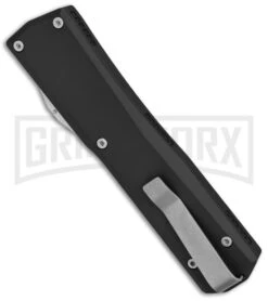 Axial Shift Black D/A OTF Automatic Knife - Wharncliffe Stonewash 20CV -Kershaw Shop Axial Shift OTF Wharncliffe Black SW BHQ 146947 jr side large