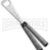 BB Barfly Sim. Carbon Fiber Bottle Opener Butterfly Trainer - Satin -Kershaw Shop BB Barfly Bottle Opener Butterfly Trainer Sim CF BHQ 68441 jr 3 large