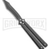 Victorinox Balisong Gray Butterfly Knife - Gray -Kershaw Shop Balisong Gray Butterfly Knife GX 37968 td large