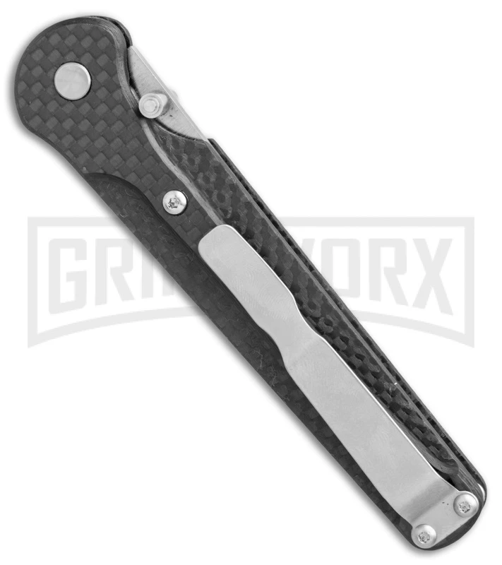 Bear OPS 300 Stiletto Carbon Fiber Folding Knife - Satin Plain 5 Bear OPS 300 Stiletto Carbon Fiber Folding Knife - Satin Plain - Image 3
