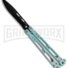 Bear Ops Bear Song IV Cyan Speckle Blue Butterfly Knife - Black -Kershaw Shop Bear Ops Bear Song IV Butterfly Cyan Speckle Blue Black B 400 AICY B BHQ 83465 jr large