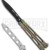 Bear OPS Bear Song IV Light Sand Balisong Butterfly Knife W/Trainer - Black
