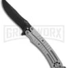 Bear OPS Bear-Song VI Gray Butterfly Knife - Black Plain
