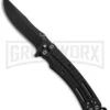 Bear OPS Bear-Song VI Black Butterfly Knife - Black Plain