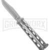 Bear & Son Knives SS14 Stainless Steel Butterfly Knife - Clip Point Bead Blast 1 Bear & Son Knives SS14 Stainless Steel Butterfly Knife - Clip Point Bead Blast -Kershaw Shop Bear Son Knives SS14 Stainless Steel Butterfly Knife CP BB BHQ 87939 td large