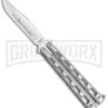 Bear & Son Anniversary SS14-D2 Polished Butterfly Knife (5" Satin)