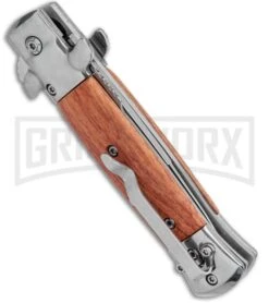 Boker Magnum Rosewood Italian Classic Small Spring Assisted Knife - Bayo Polish 8 Boker Magnum Rosewood Italian Classic Small Spring Assisted Knife - Bayo Polish -Kershaw Shop Boker Magnum Italian Classic Small SA Rosewood Polish 01LL110 BHQ 125062 jr side large