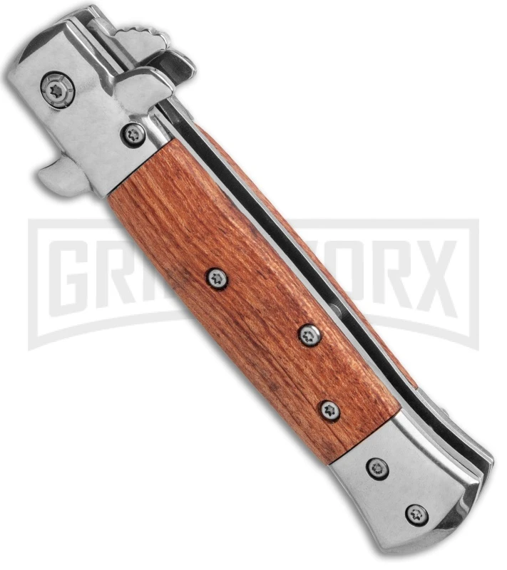 Boker Magnum Rosewood Italian Classic Small Spring Assisted Knife - Bayo Polish 4 Boker Magnum Rosewood Italian Classic Small Spring Assisted Knife - Bayo Polish - Image 2