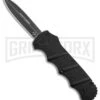 Boker Kalashnikov Black Aluminum OTF Automatic Knife - Dagger Black SW Plain -Kershaw Shop Boker Plus Kalashinov Dagger OTF Automatic Knife Black Aluminium 3in Black SW BHQ 126000 td large