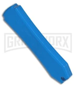 Coffin Blaster Blue DA/OTF Automatic Knife - Bead Blast Plain -Kershaw Shop Coffin Blaster Blue DA OTF Automatic Knife BB Plain 2706 2BL GX 35327 LS Side 2 large