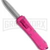 Coffin Blaster Pink DA/OTF Automatic Knife - Bead Blast Plain -Kershaw Shop Coffin Blaster Pink DA OTF Automatic Knife BB Plain 2706 2PK GX 35329 LS 2 large