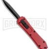 Coffin Blaster Red DA/OTF Automatic Knife - Black Plain -Kershaw Shop Coffin Blaster Red DA OTF Auto Black Plain GX 35330 jr large